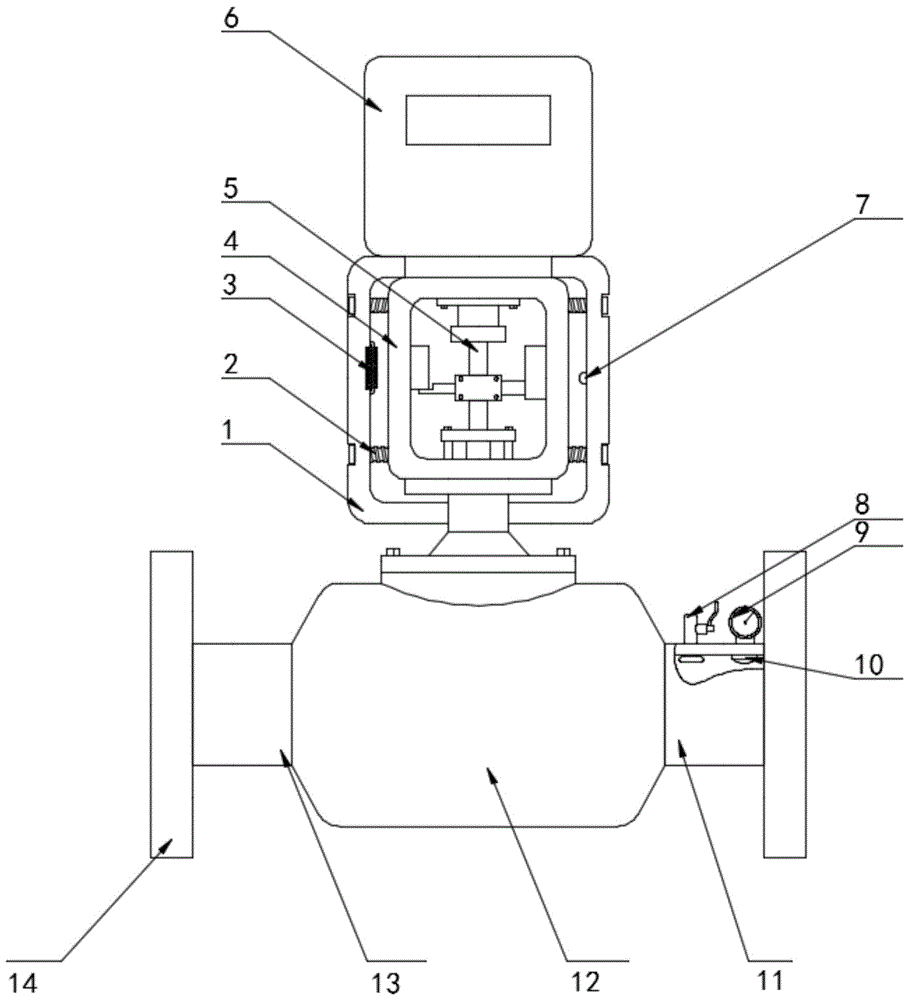 电动调理阀结构示意图